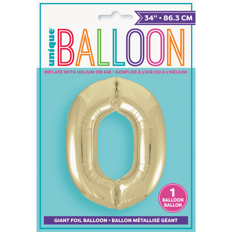 Gold Glitz 34'' Foil Balloon